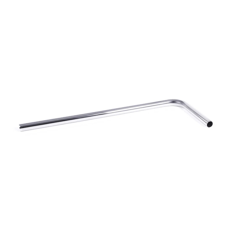 Alphacool HardTube 13mm OD 90° brass 10/30cm - Chrome - أنبوب تبريد